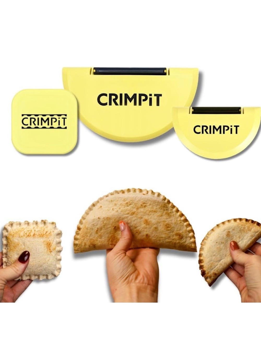 CRIMPiT Tortilla & Sandwich Sealer - for 10” Tortillas and Sandwich Bread